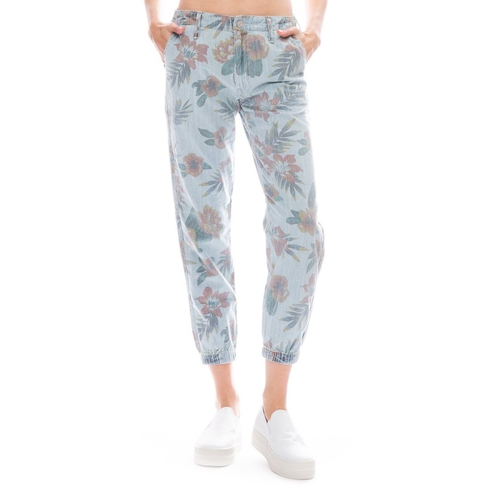 MOTHER The No Zip Misfit Floral Pants Size 29